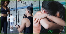 FOTO // „Cel mai frumos bărbat din Moldova” s-a logodit! Valeriu Guțu a cerut-o în căsătorie pe iubita sa, sportiva americană Daly Santana